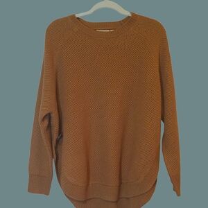 Cozy Tan Crew Neck Sweater